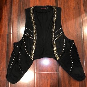 Love Culture Black Vest Size M